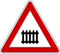 Zeichen 150: Bahnübergang mit Schranken oder Halbschranken
